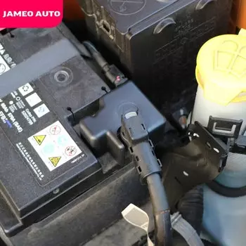 Защитный чехол с отрицательной крышкой для автомобильного аккумулятора, зажим для положительной рамки, чехол из АБС-пластика, наклейка для Jeep Renegade 2015-2021, аксессуары