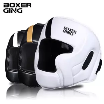 Защитный шлем MMA для бокса, Аксессуары для обучения детей и взрослых, полноразмерные шлемы для Муай Тай, кикбоксинга