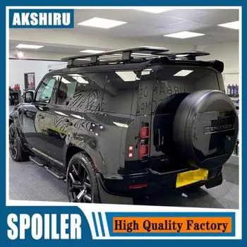 Защитный спойлер для LAND ROVER 2019 2020 2021, материал ABS, спортивные аксессуары для заднего крыла автомобиля, комплект кузова