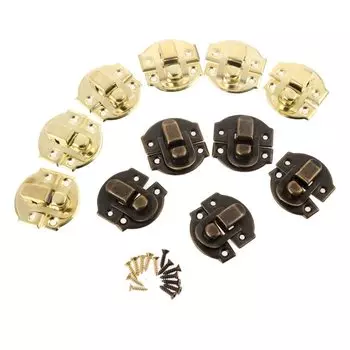 Застежки для сундуков DRELD, металлические, 10 шт., 27*29 мм