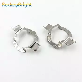 Зажим-адаптер Rockeybright H7 для Qashqai Magotan polo 6r, фиксатор лампы для BMW AUDI A3 A4 H7, цоколь лампы светодиодной фары