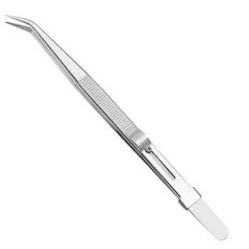 Зажим держатель Скользящий замок дизайн нержавеющая сталь изогнутый зажимной инструмент Пинцет антикислотный Противоскользящий прямой фиксатор