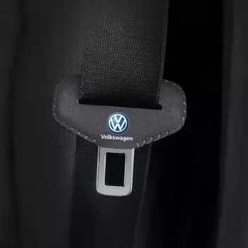 Зажим для ремня безопасности автомобиля, защитная оболочка для VW Polo, Golf 5, 6, Passat B5, B6, B7, Touran, Bora, Beetle, Jetta, Rline, 2 шт.