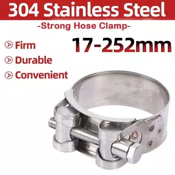 Зажим для шланга из нержавеющей стали JH ZPXH 17-252 мм