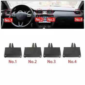 Зажим для вентиляционного отверстия передней панели кондиционера Ремонт для Skoda Octavia 2014-2019 автостайлинг 5ED819701 внутренние запасные части