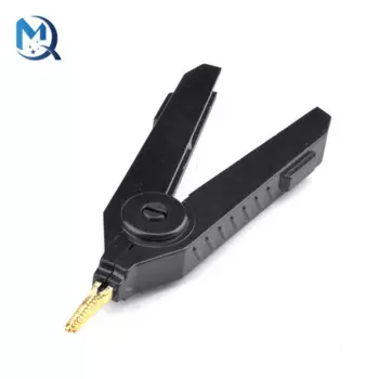 Зажим типа "крокодил" Ziqqucu, медный, позолоченный, 90 мм