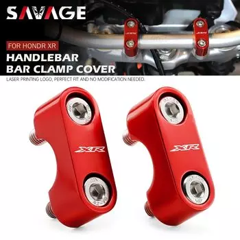 Зажимные крышки на руль для HONDA XR650R/L XR250L/R XR230R XR400R XR600R XR 230/250/400, Зажимная Крышка для байкера