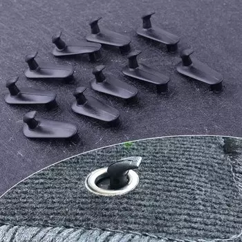 Зажимы для крепления автомобильных ковриков beler, 10 шт.