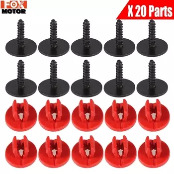 Зажимы для крышки поддона двигателя, винты, нижняя крышка, защита для Ford Focus MK2 MK3 Mondeo MK3 MK4 C-Max S-Max Galaxy, 20 шт.