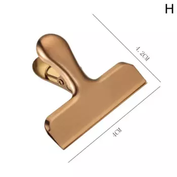 Зажимы для пакетов MOONBIFFY серебристые из нержавеющей стали