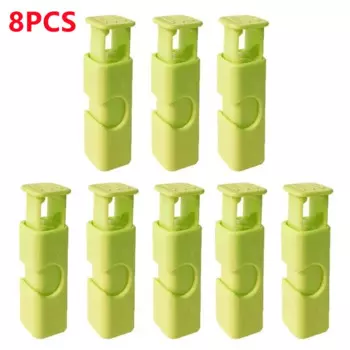 Зажимы для пакетов RPXBGUCKARHG, синие, зеленые, розовые