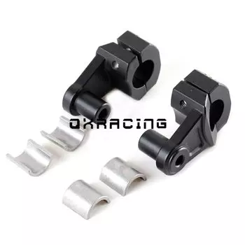 Зажимы для руля мотоцикла, поднятые стояки руля для 22 мм 7/8 "-28 мм 1 1/8" для Honda Kawasaki Ducati Yamaha KTM