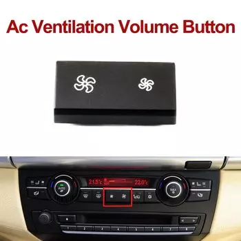 Зажимы для вентиляционной решетки приборной панели, переключатель регулировки громкости вентиляции багажника, кнопка зажигания для BMW X5 X6 E70 E71 E72 2007-2014