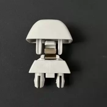 Зажимы с крючком для внутреннего солнцезащитного козырька для Audi A6 C6 05-13 для VW New Passat New Polo, зажим для солнцезащитного козырька, вешалка 6R 0857561 6RD 857561