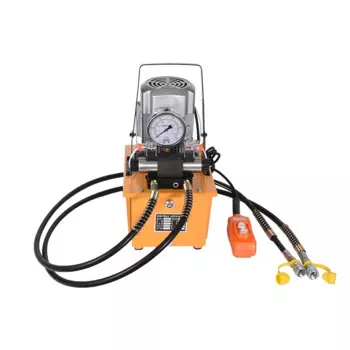 ZCB-700AB-2 Гидравлический Электрический насос (Соленоидный клапан), двухконтурный масляный насос высокого давления, Электрический гидравлический насос 220 В, 750 Вт, 7 л