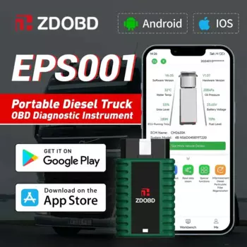 ZDOBD EPS001 Сверхмощный сканер грузовиков для Android и IOS Портативный дизельный грузовик OBD диагностический инструмент инструмент диагностики грузовиков