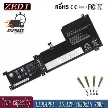 ZEDI Новый аккумулятор L19M3PF6 L19D3PF3 для Lenovo IdeaPad 5-15ALC05 15ARE05 15IIL05 15ITL05 L19C4PF1 L19L3PF2 L19C3PF5 L19L4PF1