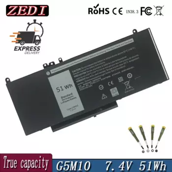 ZEDI новый оригинальный G5M10 7,4 В 51WH Аккумулятор для ноутбука DELL Latitude E5250 E5450 E5550 Sereis 8V5GX R9XM9 выход C2 1KY05 бесплатный инструмент