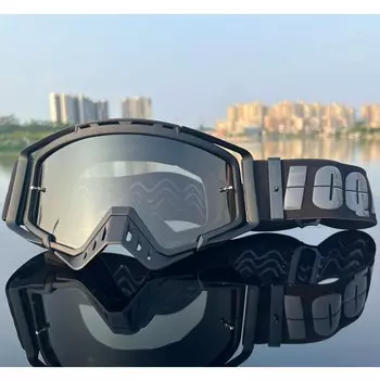 Зеленые модные дизайнерские мотоциклетные очки, очки для мотокросса, зимние очки для продажи