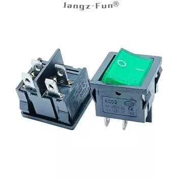 Зеленые переключатели KCD5 JangZ-Fun 5 шт.