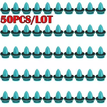 Зеленые пластиковые заклепки, автомобильный крепеж для BMW с отверстием 9 мм, внутренняя дверная панель, зажимы для отделки, фиксаторы, заклепки E60 E61 E39 E46 E52