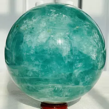Зеленый флюоритовый кварцевый шар DHGAOGE