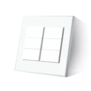 Zemismart 6-клавишный настенный выключатель Zigbee, умный кнопочный прерыватель с нейтральным приложением Tuya, таймер управления Alexa Google Home