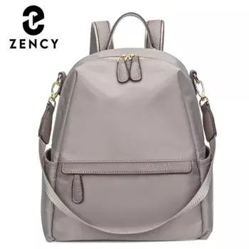 Zency мягкий нейлоновый рюкзак большой вместимости подходит для IPad водонепроницаемый женский рюкзак Противоугонная уличная дорожная Подростковая школьная сумка