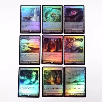 Zendikar Expeditions (EXP) TCG Волшебные карты Игра Черные Прокси высшего качества Игральные карты Сборная настольная игра Коллекционные карты Прокси