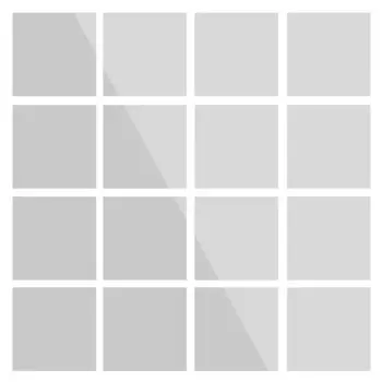 Зеркальные наклейки акриловые квадратные 15x15 см, 12/16 шт.