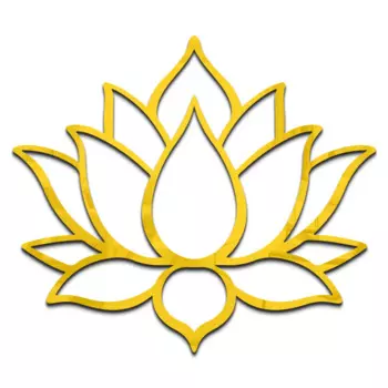 Зеркальные наклейки лотосы ACRDDK