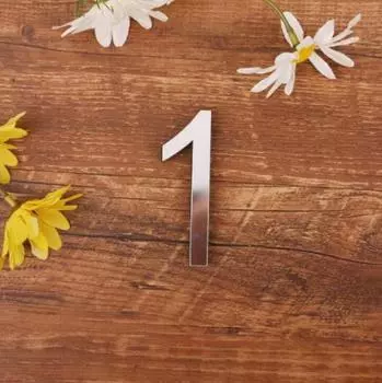 Зеркальные наклейки с арабскими цифрами Sensual Bee