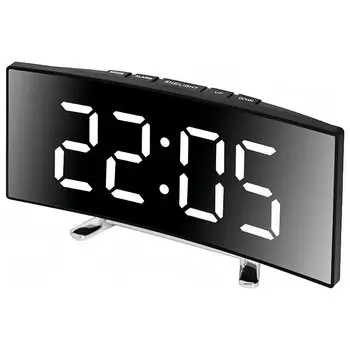 Зеркальный электронный будильник LED