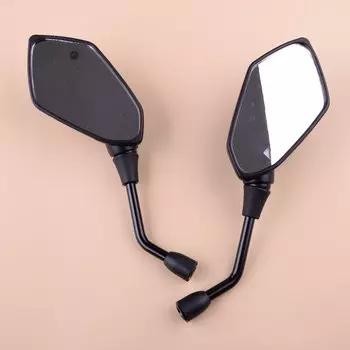 Зеркала заднего вида в стиле углеродного волокна, 1 пара, подходят для Kawasaki Z125, Z250, Z300, Z400, Z650, Z800, Z900, Z900RS