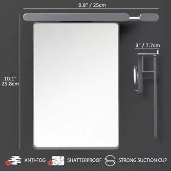 Зеркало для душа TAILI без запотевания