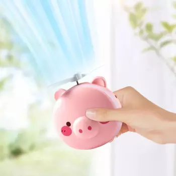 Зеркало для макияжа с подсветкой и мини-веером