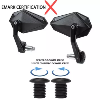 Зеркало на конце мотоцикла для Yamaha MT09 (21-25) MT03 Kawasaki Honda CB750 Suzuki SV650 GSXS125 GSXS750 GSXS1000 Ducati KTM DUKE