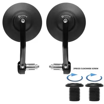 Зеркало на руль мотоцикла EMARK для Yamaha MT03 Kawasaki Honda CB300R CB650R Suzuki Benelli Ducati Triumph Aprilia KTM