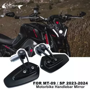 Зеркало на руль мотоцикла с ЧПУ для Yamaha MT-09 SP MT09 FZ-09 2023 2024