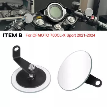 Зеркало заднего вида для CFMOTO 700CL-X700 CLX CL-X700 CLX700, боковое зеркало для слепых зон мотоцикла, широкое зеркало на руле