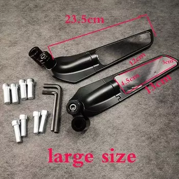 Зеркало заднего вида для Kawasaki Z1000 Z900 Z800 Z750 Z650 Z400 Z300 Z250