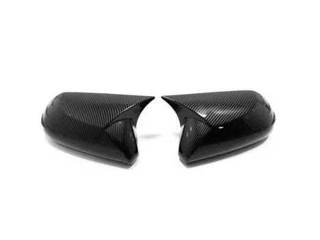 Зеркало заднего вида из АБС-углеволокна для боковой двери автомобиля, накладки, аксессуары для стайлинга автомобиля для Toyota Prius 2019 2020, верхний стиль