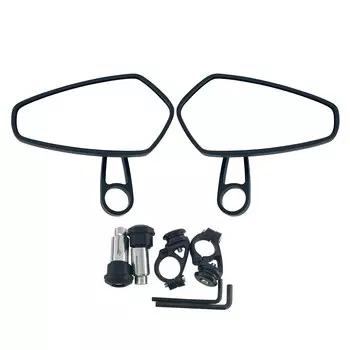 Зеркало заднего вида с алюминиевой ручкой, 7/8 дюйма, 22 мм