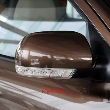 Зеркало заднего вида, светодиодный указатель поворота, повторитель, лампа для Santa Fe Fantafe для Veracruz IX55 2007-2012, мигалка, индикатор, мигалка
