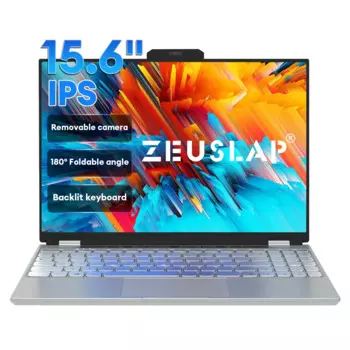 ZEUSLAP 15,6-дюймовый ноутбук FHD 1920*1080P IPS панель четырехъядерный четырехдиапазонный двухдиапазонный WIFI прикрепляемая веб-камера ноутбук компьютер