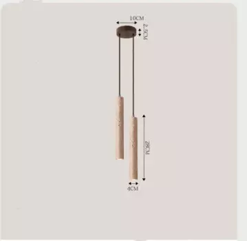 Желтая скандинавская подвесная люстра JIANKEXING