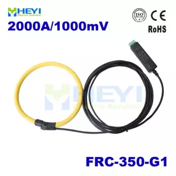 Желтый зажим на инструменте Rogowski катушка вход: 1 ~ 2000A выход: 1 в Гибкая катушка rogowski