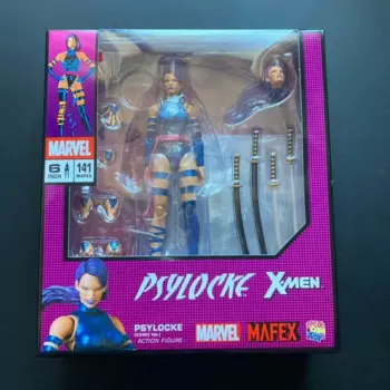 Женская 100% оригинальная Подлинная кукла Mafex Psylocke, модель детской модели, коллекционные игрушки