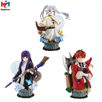 Женская экшн-фигурка MegaHouse Puchirama Series Frieren:Beyond Journey's End, friэрен, папоротник их путешествия, аниме фигурка
