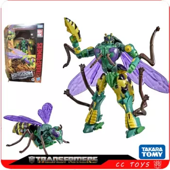Женская экшн-фигурка Takara Tomy Transformer Kingdom Series в наличии Waspinator робот Коллекция игрушек Хобби Коллекционные вещи